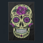 Day of the Dead Custom Towel<br><div class="desc">This is a custom Day of the Dead image with beautiful bold colors. It would make an awesome gift for anyone.</div>
