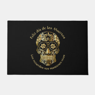 Day of The Dead - Customize Add Name & Message Doormat