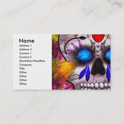 Day of the Dead - Death Mask Business Cards