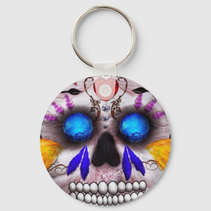 Day of the Dead - Death Mask Keychain