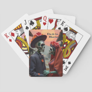 Day of the Dead Dia de los Muertos Poker Cards