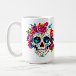 Day of the Dead Día de Los Muertos Sugar Skull Coffee Mug