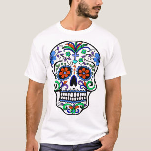 Day of The Dead - Día De Los Muertos - Sugar Skull T-Shirt