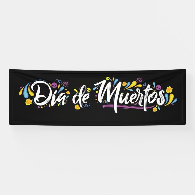 Day of the Dead - Dia De Muertos Banner (Horizontal)