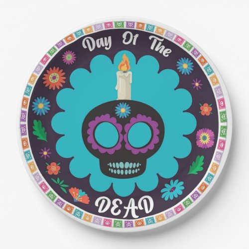 Day Of The Dead DOD Party Paper Plates