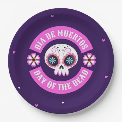 Day Of The Dead DOD Party Paper Plates