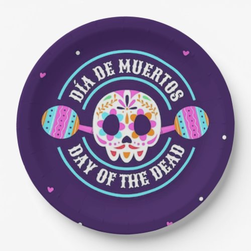 Day Of The Dead DOD Party Paper Plates