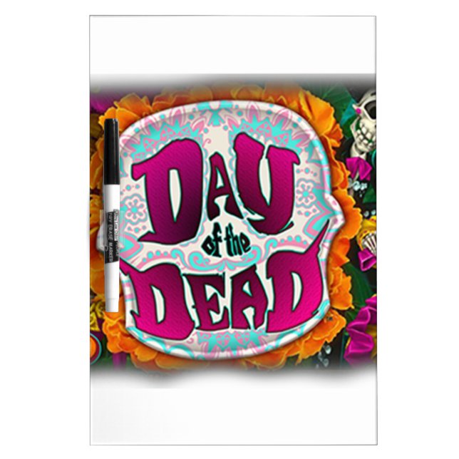 Day of the Dead Dry-Erase Board (Front)