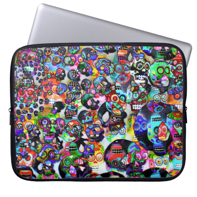 Day Of The Dead Electronics Bag (Front)