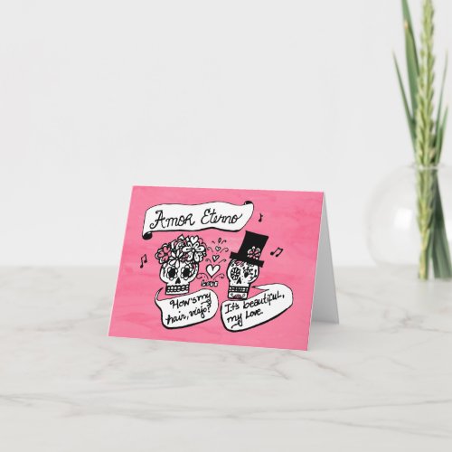 Day of the Dead Eternal Love Day of the Dead Card