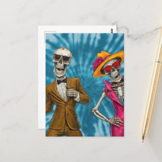 Day of the Dead Fashionistas Postcard