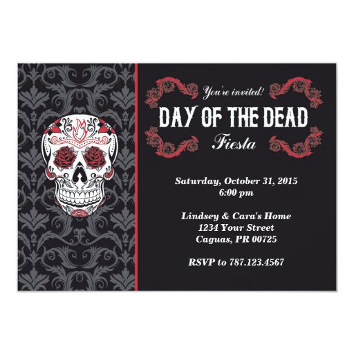 Day Of The Dead Party Invitation Wording 10