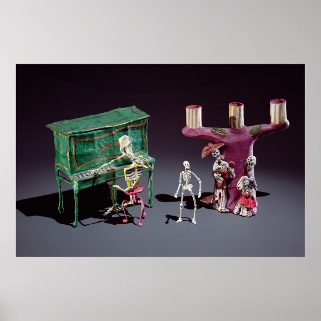 Day of the Dead figures as musicians Poster (Front)