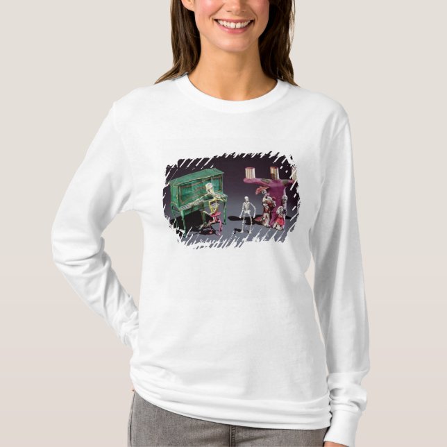 Day of the Dead figures as musicians T-Shirt (Front)