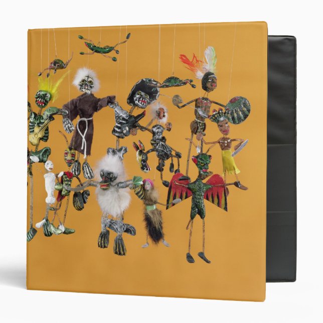 Day of the Dead figures, from Oaxaca Binder (Front/Inside)