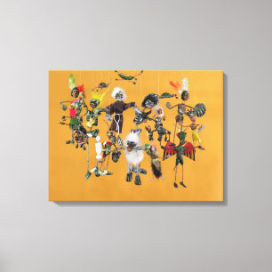 Day of the Dead figures, from Oaxaca Canvas Print