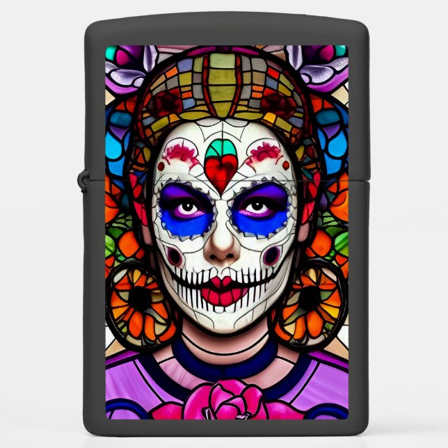 Day Of The Dead Girl #1 Zippo Lighter  (Front)