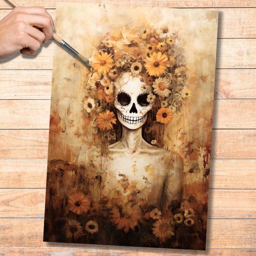 Day Of The Dead Girl 2 Decoupage Paper