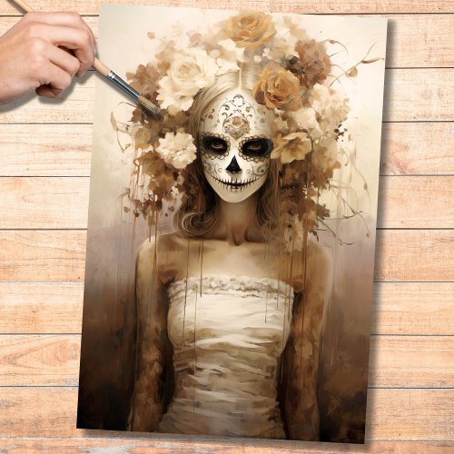 Day Of The Dead Girl 3 Decoupage Paper