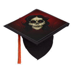 Day Of The Dead Graduation Cap Topper