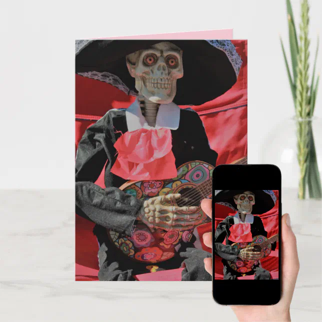 day of the dead greeting card | Zazzle