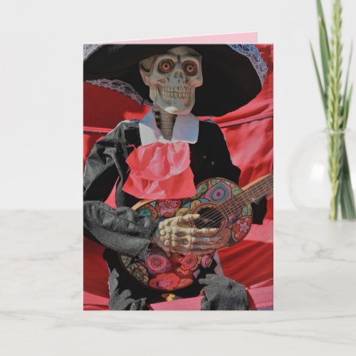 day of the dead greeting card