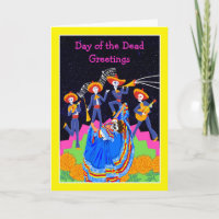 Day of the Dead Greetings Dancing Catrina