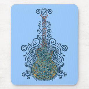 Day of the Dead Guitar Mouse Pad