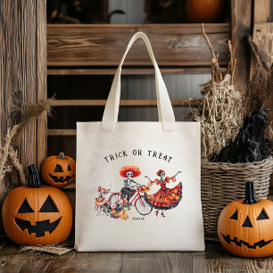 Day of the Dead Halloween Kids Treat Tote Bag