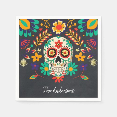 Day of the Dead Halloween Party Napkins