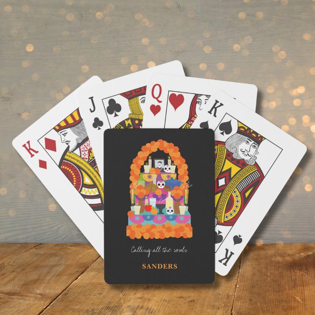 Day of the dead halloween party poker cards (Creator Uploaded)