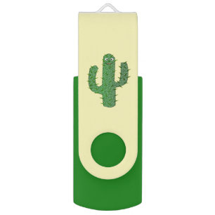 Day of the Dead Happy Cactus Custom Name Flash Drive