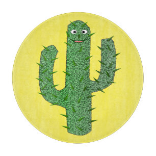 Day of the Dead Happy Cactus Cutting Board