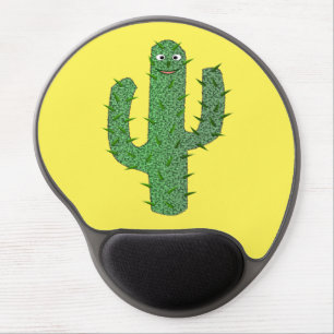 Day of the Dead Happy Cactus Gel Mouse Pad