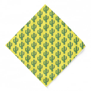 Day of the Dead Happy Cactus Patterned Bandana