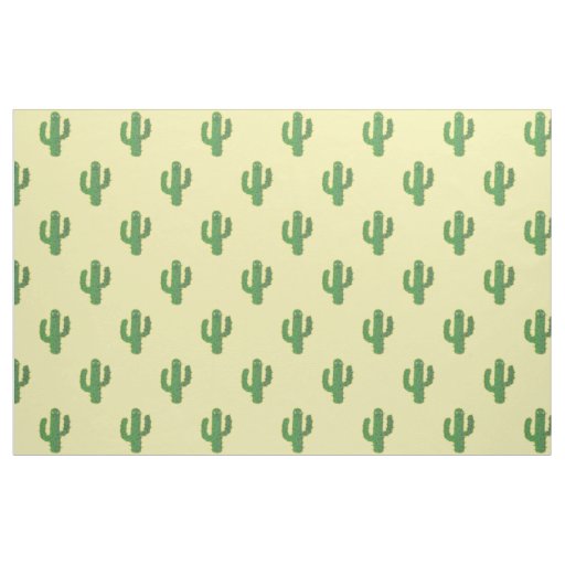 Day of the Dead Happy Cactus Patterned Fabric