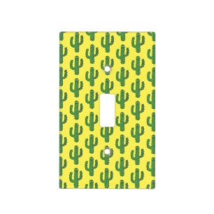 Day of the Dead Happy Cactus Patterned Light Switch Cover