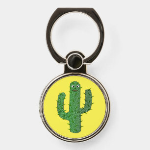 Day of the Dead Happy Cactus Phone Ring Stand