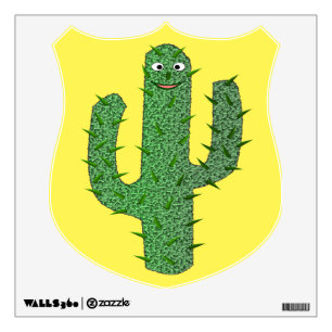 Day of the Dead Happy Cactus Wall Decal