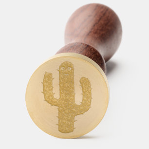 Day of the Dead Happy Cactus Wax Seal Stamp