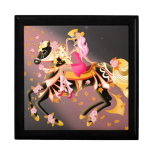 Day of The Dead Horse & Lady  Gift Box