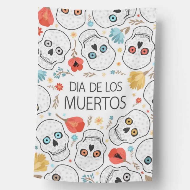 Day of The Dead House Flag (Front)