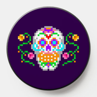 Day of the Dead inspired Sugar Skull PopSocket