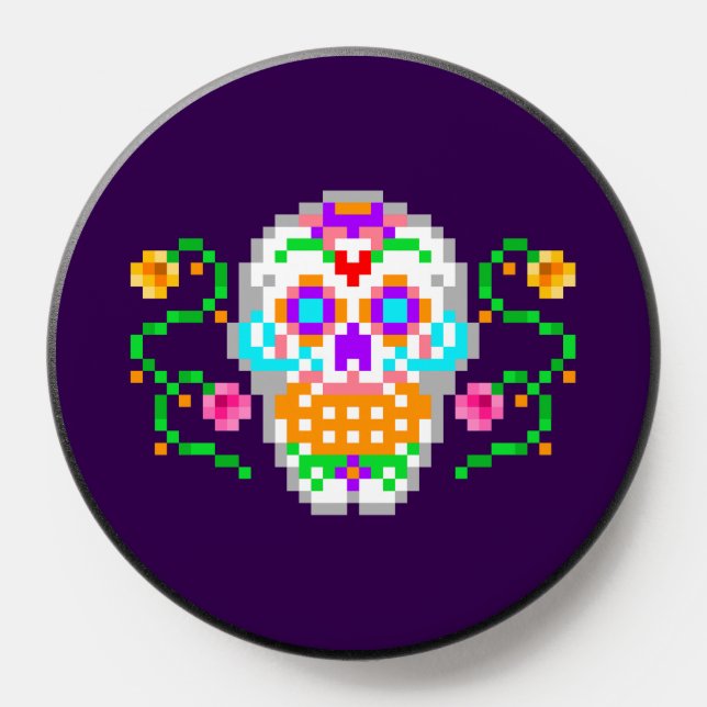 Day of the Dead inspired Sugar Skull PopSocket (Popsocket)