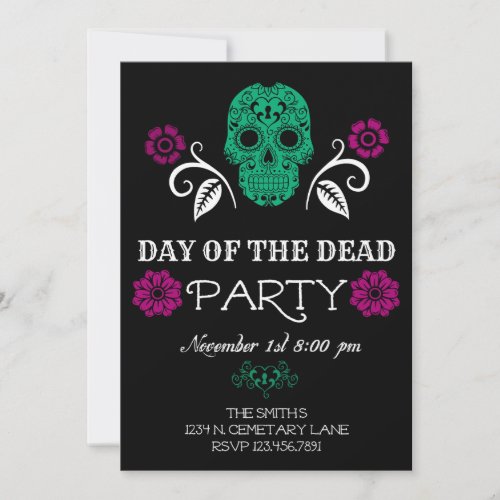 Day of the Dead Invitation