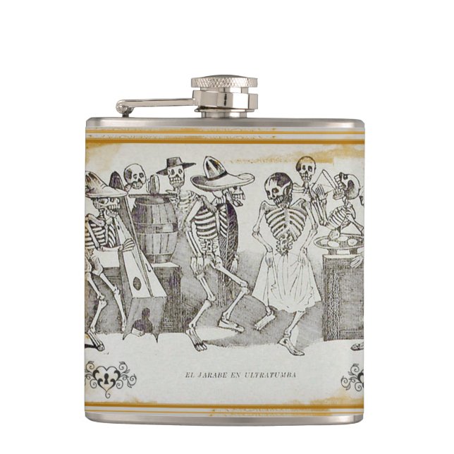 Day of the Dead - José Posada Flask (Front)
