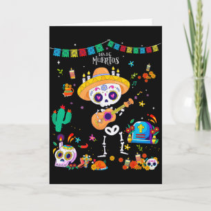 Day Of The Dead Kids Boys 2025 Dia De Los Muertos Card