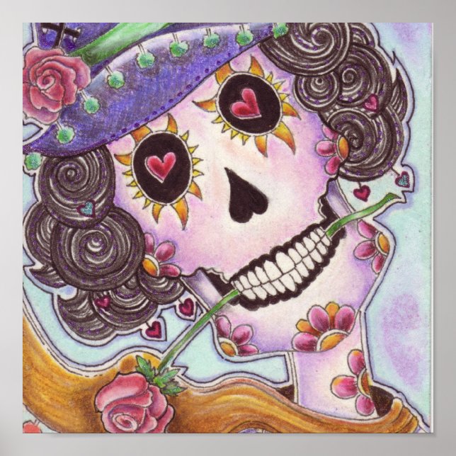 Day Of The Dead "Lady of the Roses" Poster (Front)