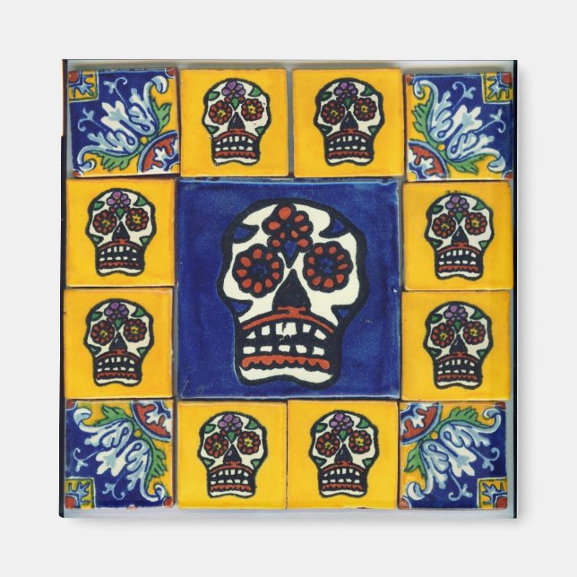 day of the dead magnet (Front)