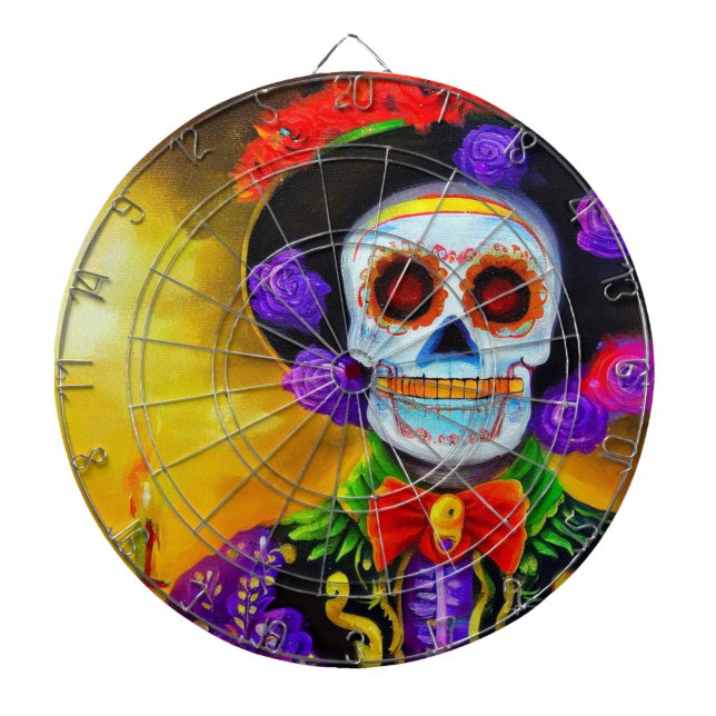Day of the Dead Man (1) Dart Board (Front)